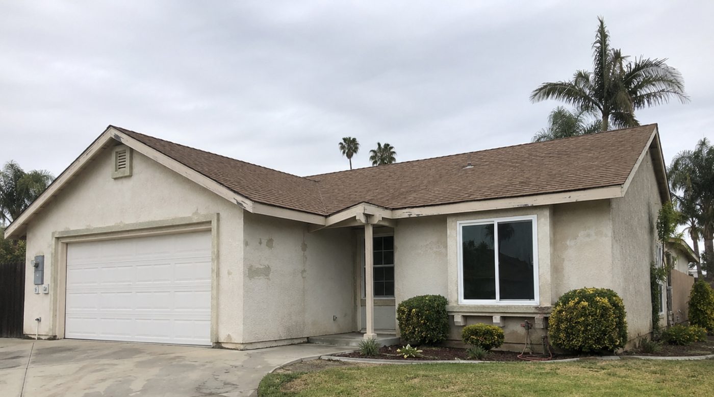 Before and after of a PDS Painting & Drywall Specialists repaint — before