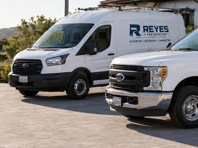 PDS service vehicle arriving at a commercial job site